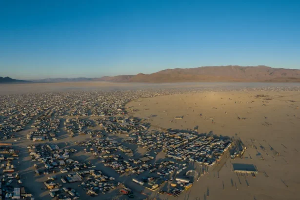 Burning Man 2022 Aerial Photo