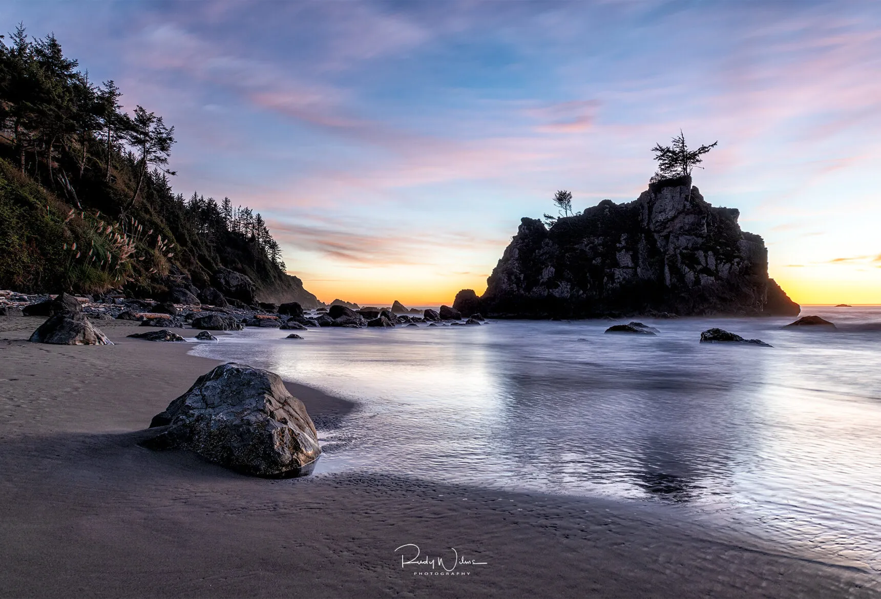 Hidden Beach is a small cove beach in Del Norte County, Northern California.